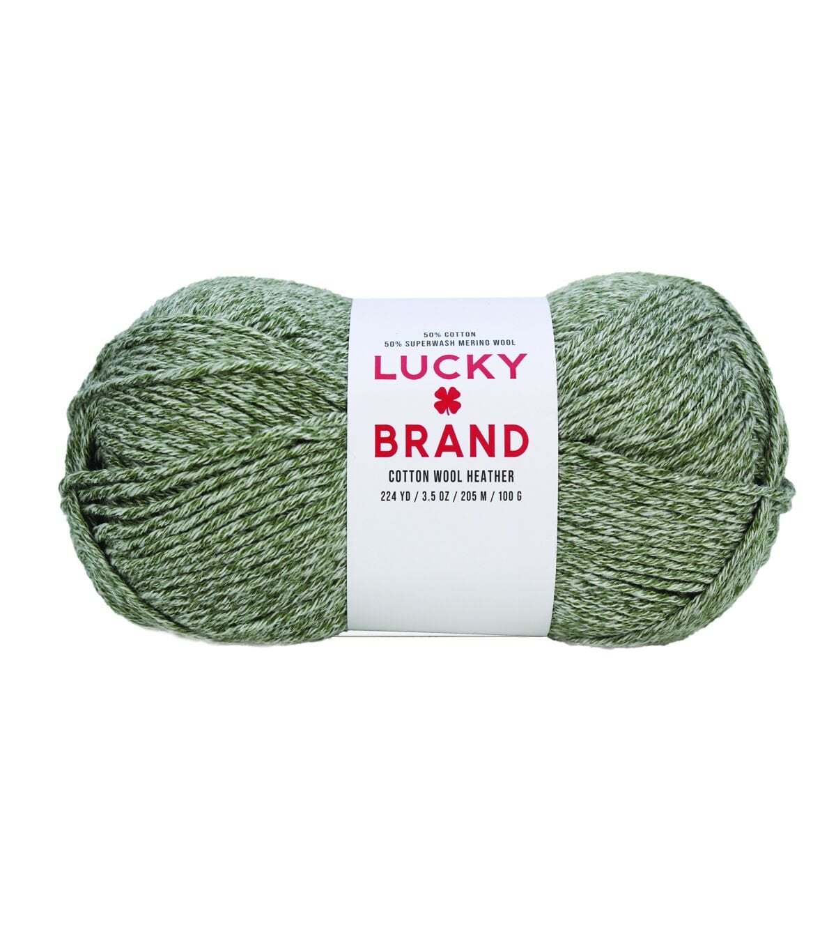 LUCKY WOOL BLEND HEATHER 024090_OLIVINE_954
